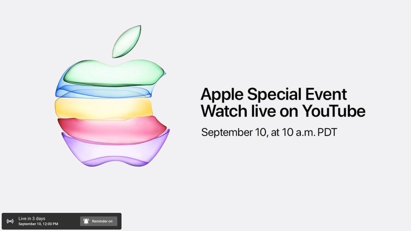 Evento Apple anche su YouTube per la prima volta
