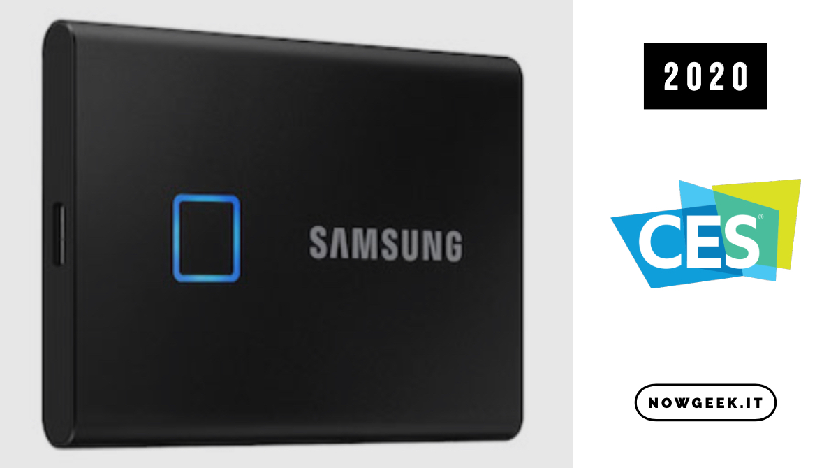 Il nuovo SSD Portatile T7 Touch di Samsung