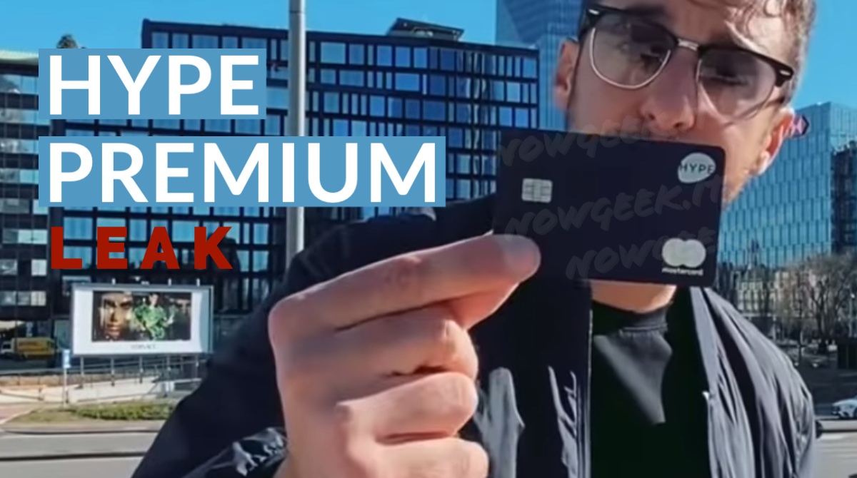 Leak – Hype Premium la nuova carta in metallo, ecco le foto che lo dimostrano