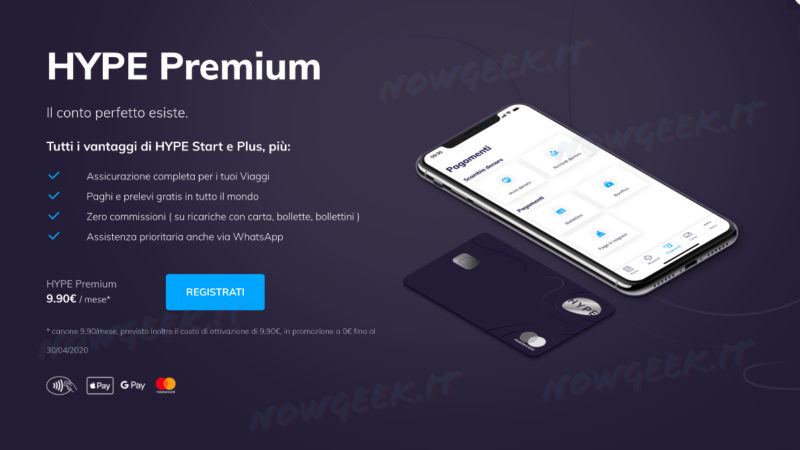 Hype Premium, la nuova carta per i viaggiatori e 25€ gratis