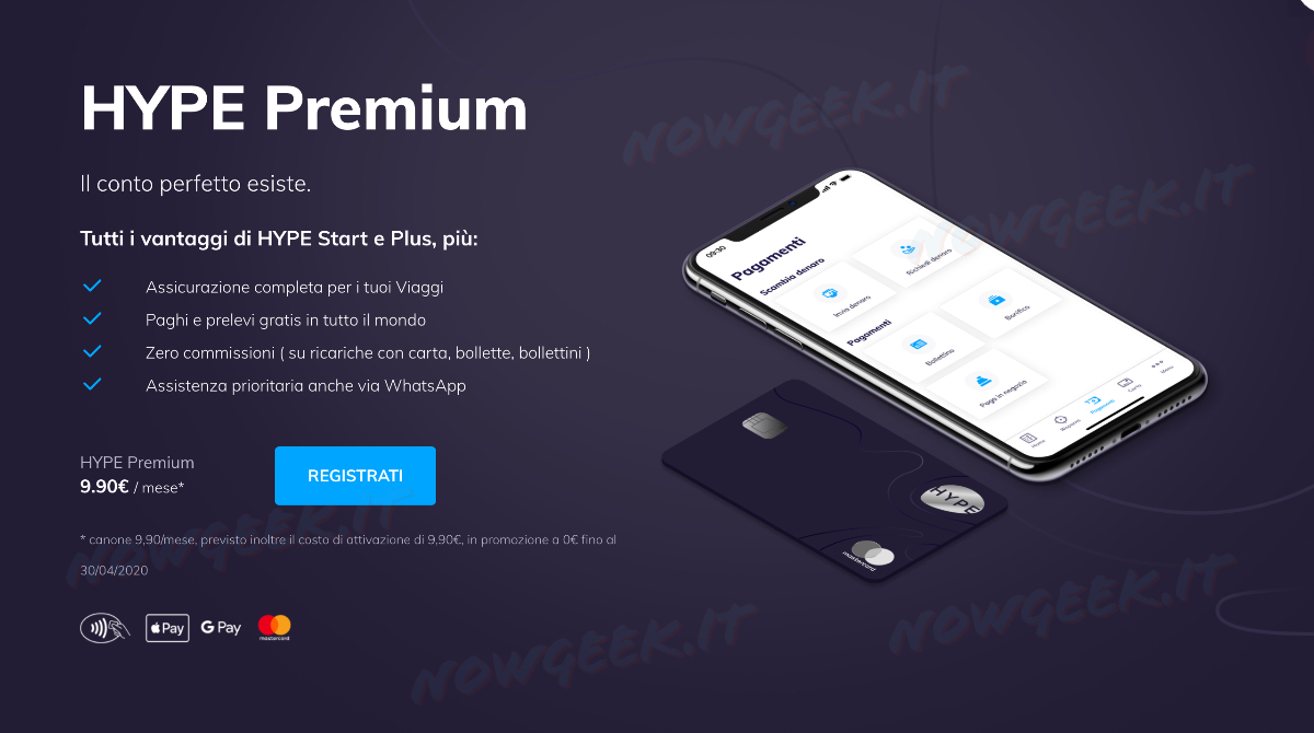 Hype Premium, la nuova carta per i viaggiatori e 25€ gratis