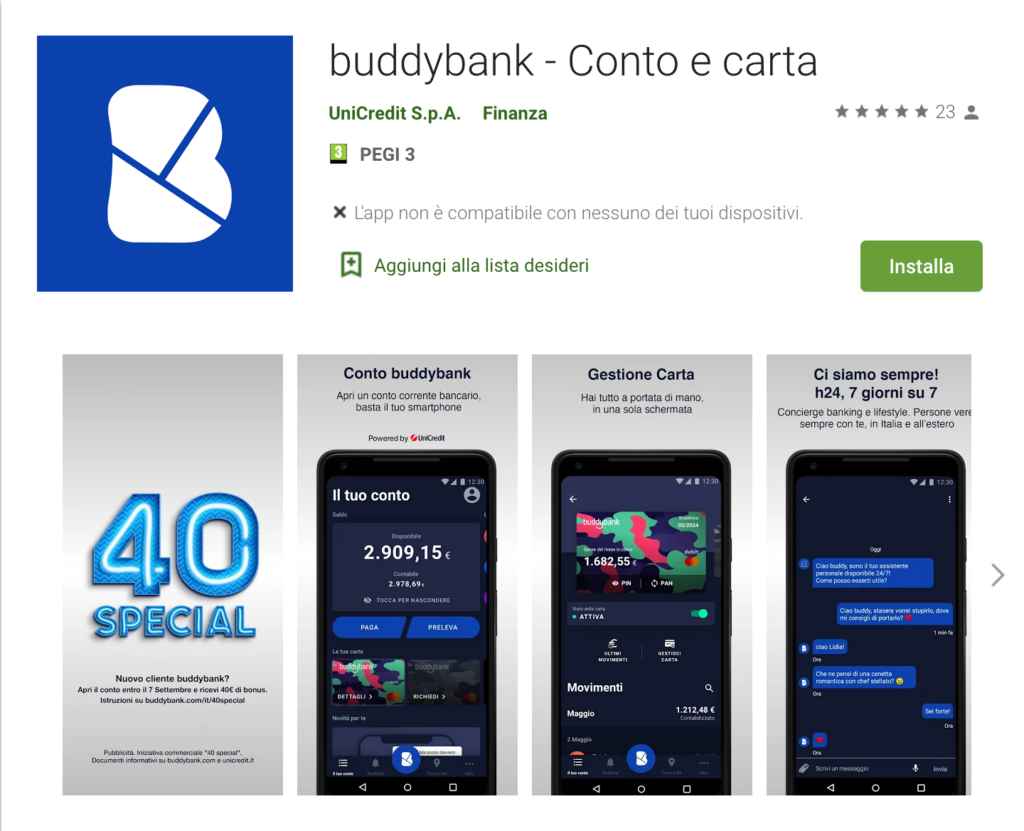 Buddybank Android Google Play Store Download