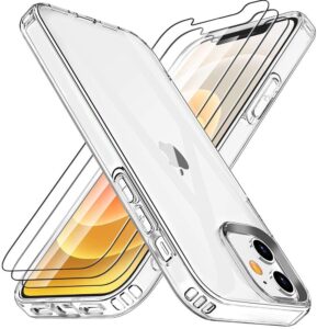 Losvick Cover Compatibile con iPhone 6.1 Pollice 12 e 12 PRO - Trasparente